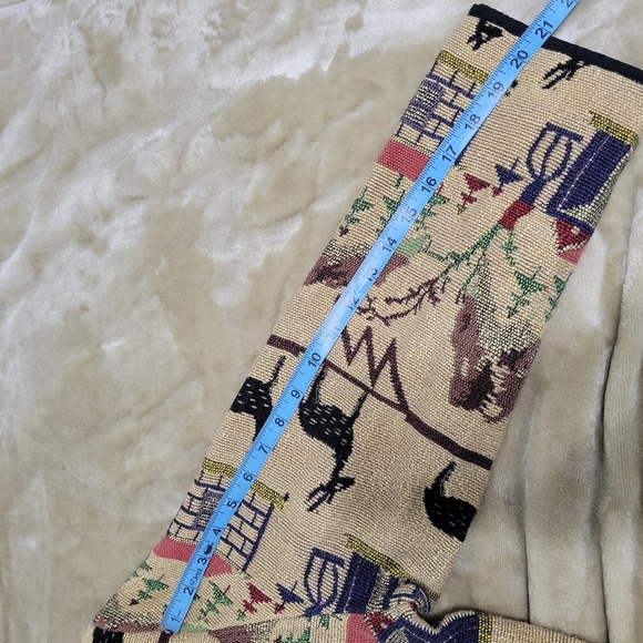 New Identity Tapestry Deer Boho Cropped Blazer - Picture 8 of 8